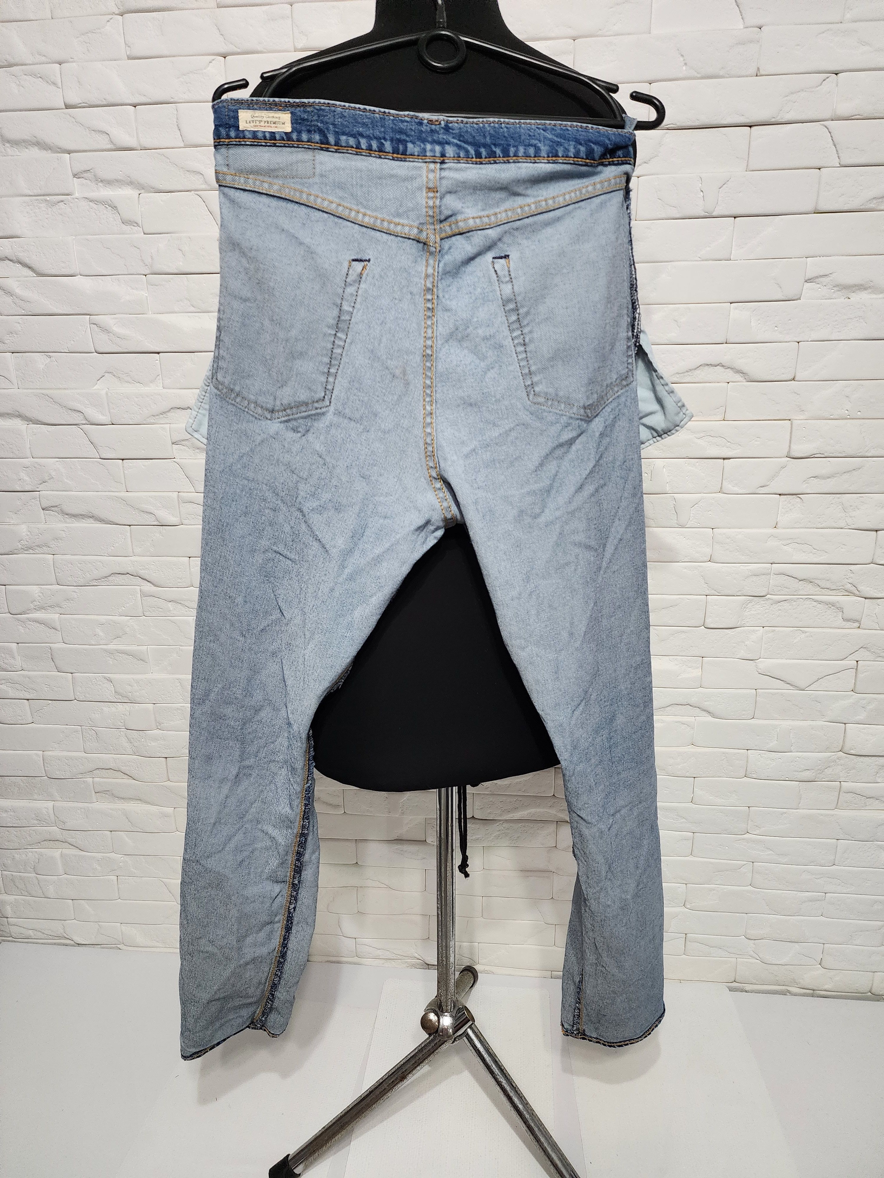 Blue men's jeans.