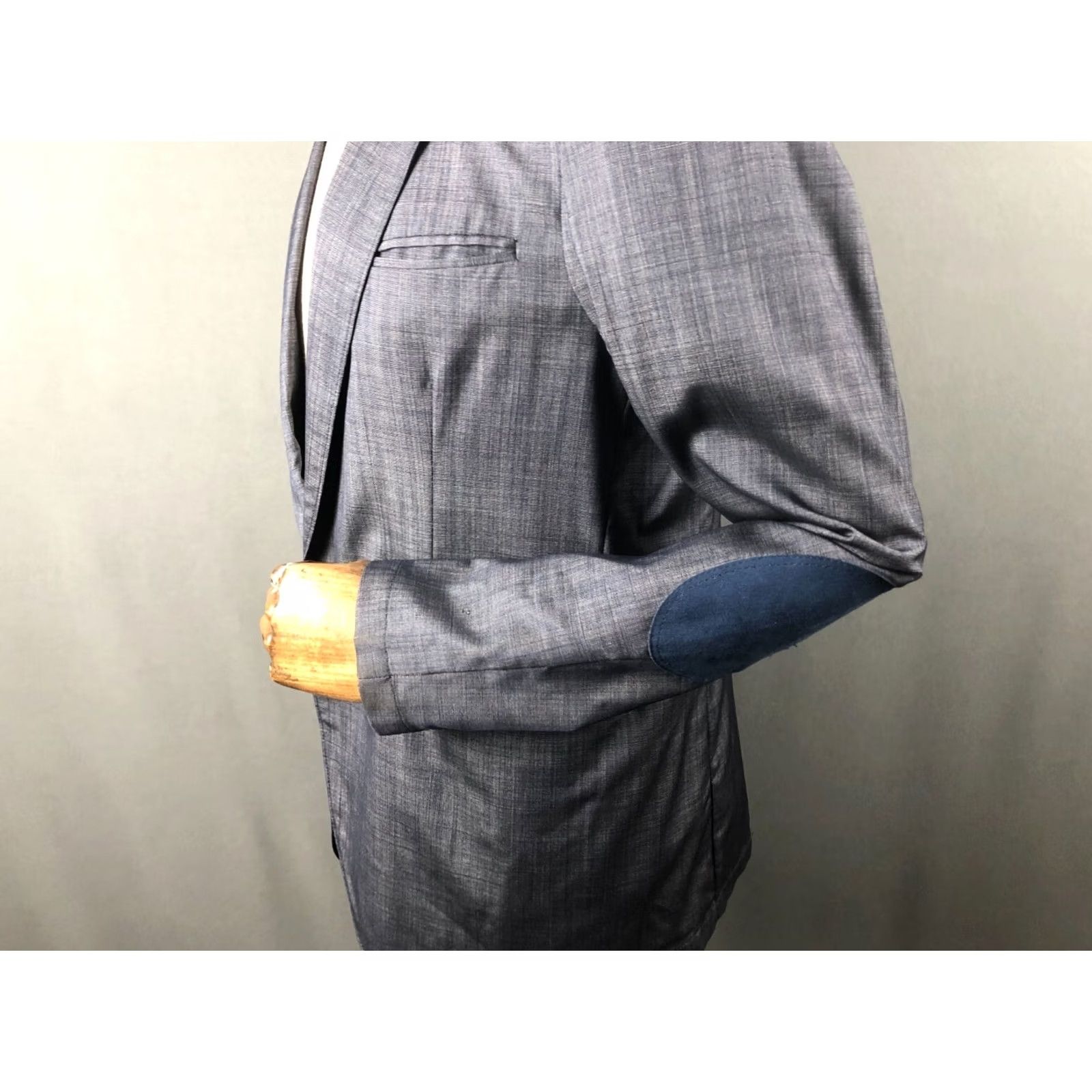 Emporio Armani Emporio Armani Blazer Mens One Size Blue Summer Viscose Men Lightweight Size 44L - 6 Thumbnail