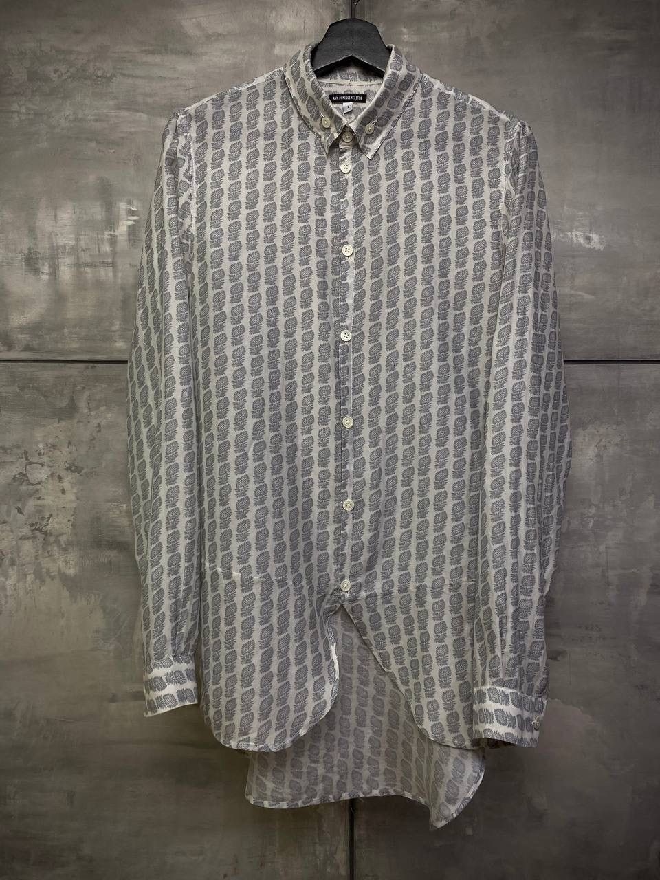 Ann Demeulemeester Fine silk shirt M Size 48S - 1 Thumbnail