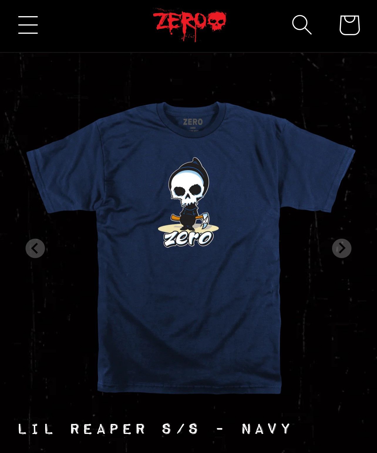 Other Zero Skateboards Lil Reaper tee Size US L / EU 52-54 / 3 - 1 Thumbnail