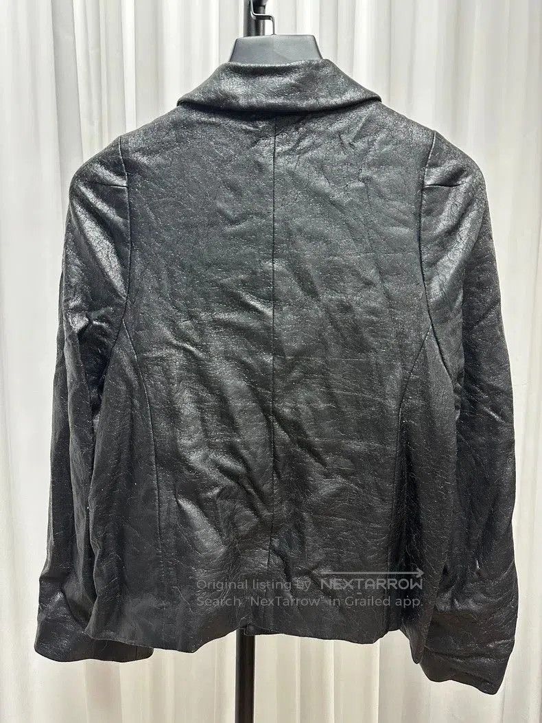 Comme des Garcons Comme des Garcons Tricot Faux Leather Jacket. Size US XS / EU 42 / 0 - 4 Thumbnail