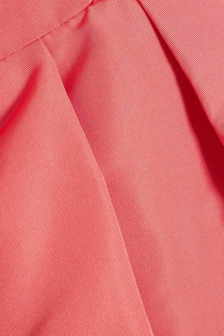 Alexander McQueen o1y0325 Mini Dress in Coral Size S / US 4 / IT 40 - 4 Thumbnail