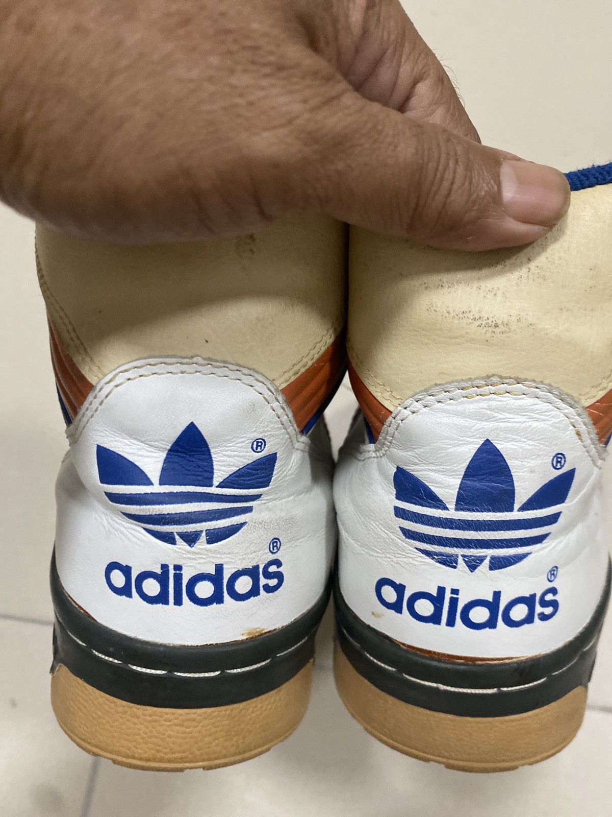 Adidas Adidas Ewing Rivalry Hi – Made in Taiwan (1980s Original) Size US 6.5 / EU 39-40 - 5 Thumbnail