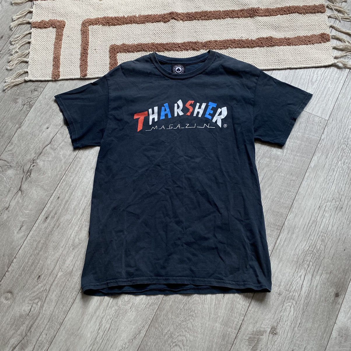 Thrasher VINTAGE THRASHER BIG LOGO USED T SHIRT Size US M / EU 48-50 / 2 - 1 Thumbnail