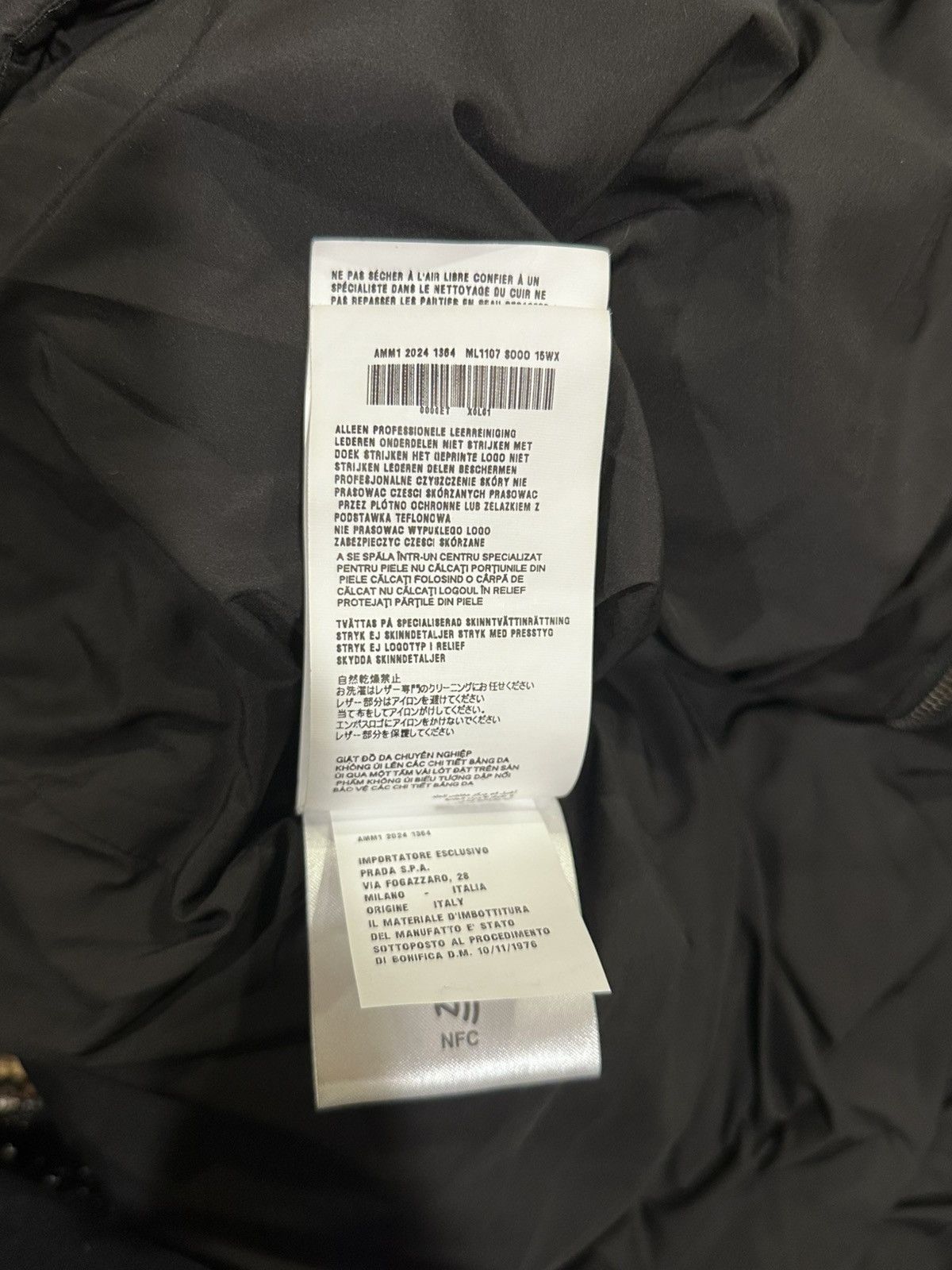 Miu Miu Miu Miu Technical Ponge Cropped Down Puffer Padded Jacket Size US L / EU 52-54 / 3 - 20 Thumbnail