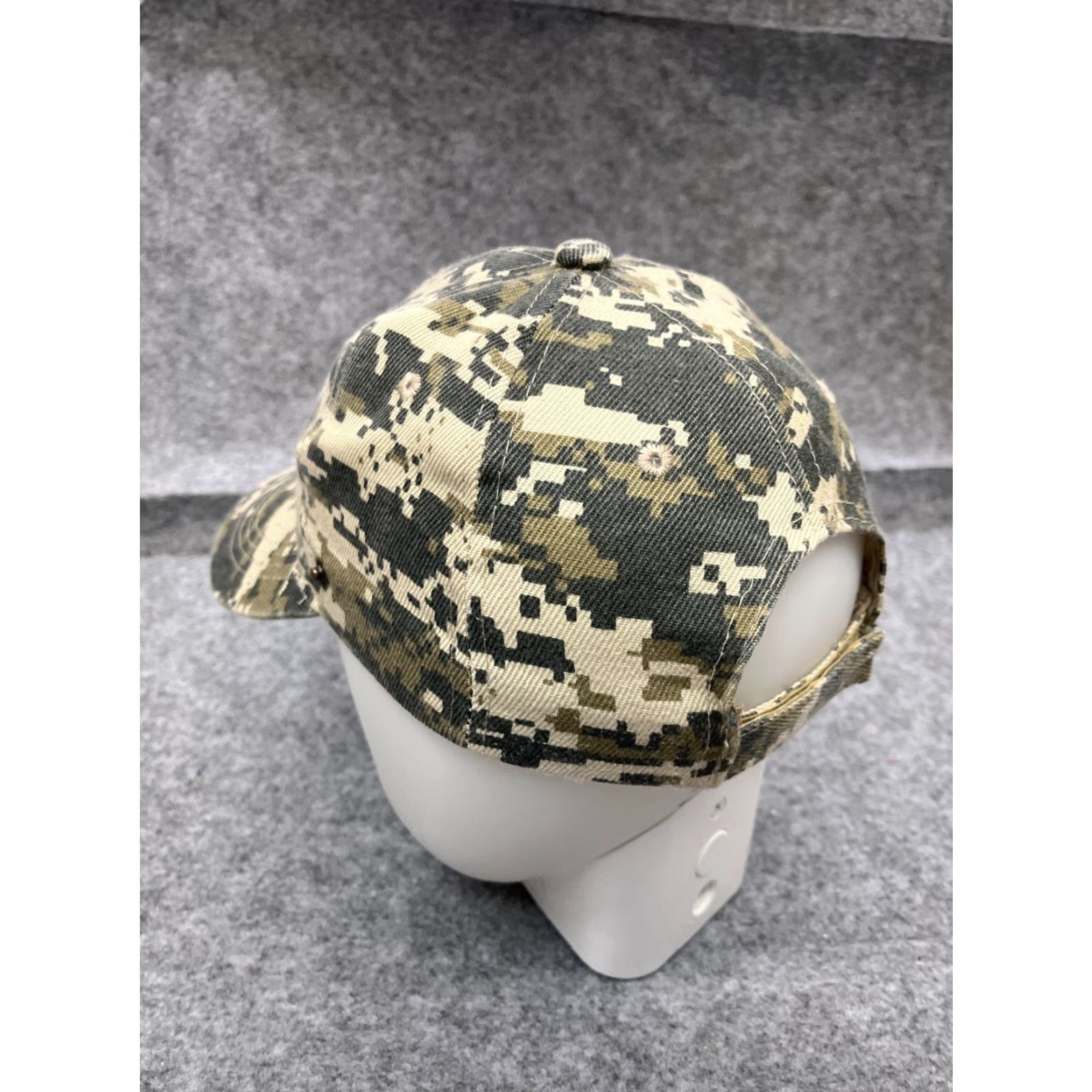Vintage Camouflage Baseball Cap Adjustable Adult One Size Green Acrylic Outdoor Sports Mens Size ONE SIZE - 5 Thumbnail