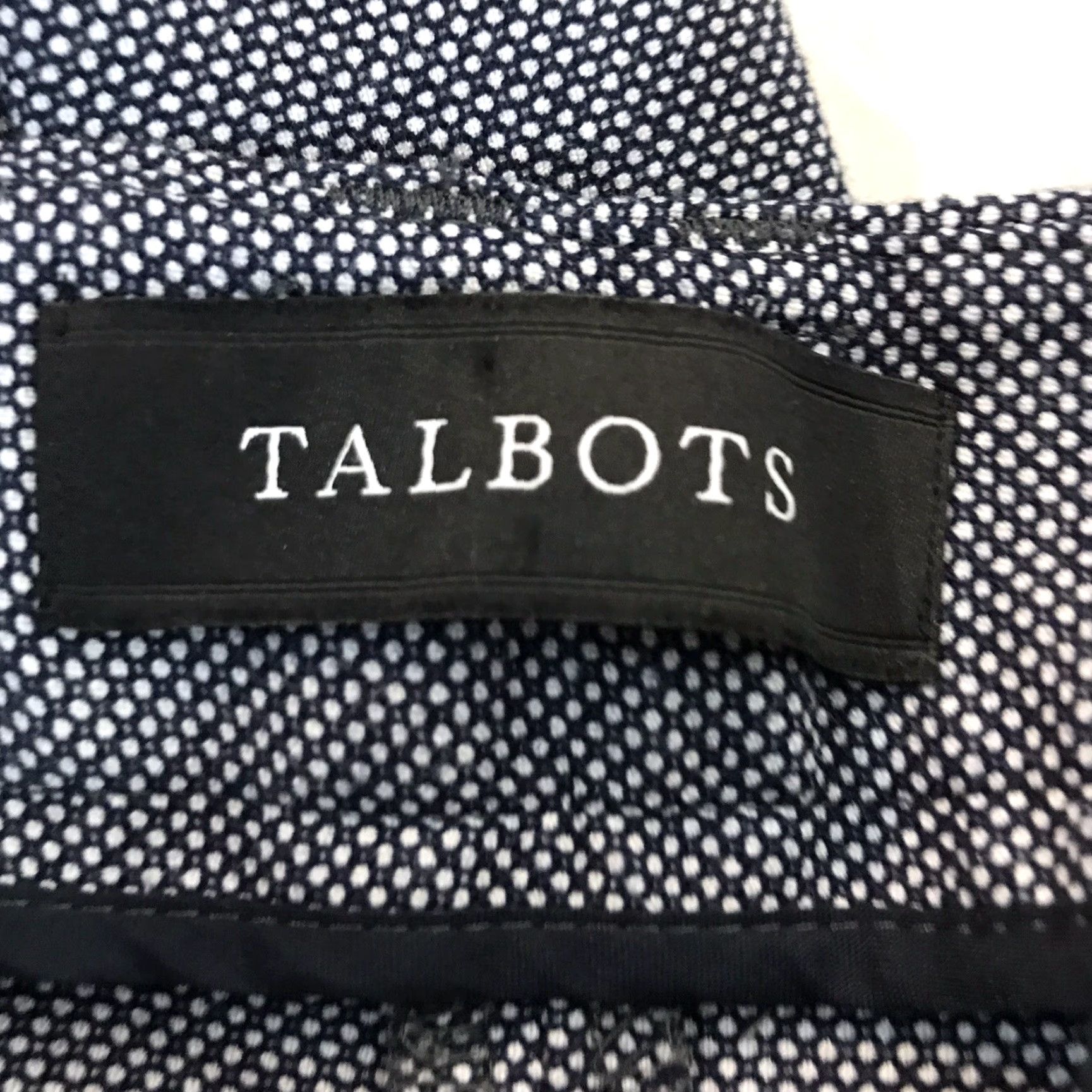Talbots Talbots Blue/Hw White Houndstooth High Waist Straight Dress Pants Womens Size 16P Blue/White Talbots High Waist Dress Pants 16P Pants Size 38" / US 16 / IT 52 - 7 Thumbnail