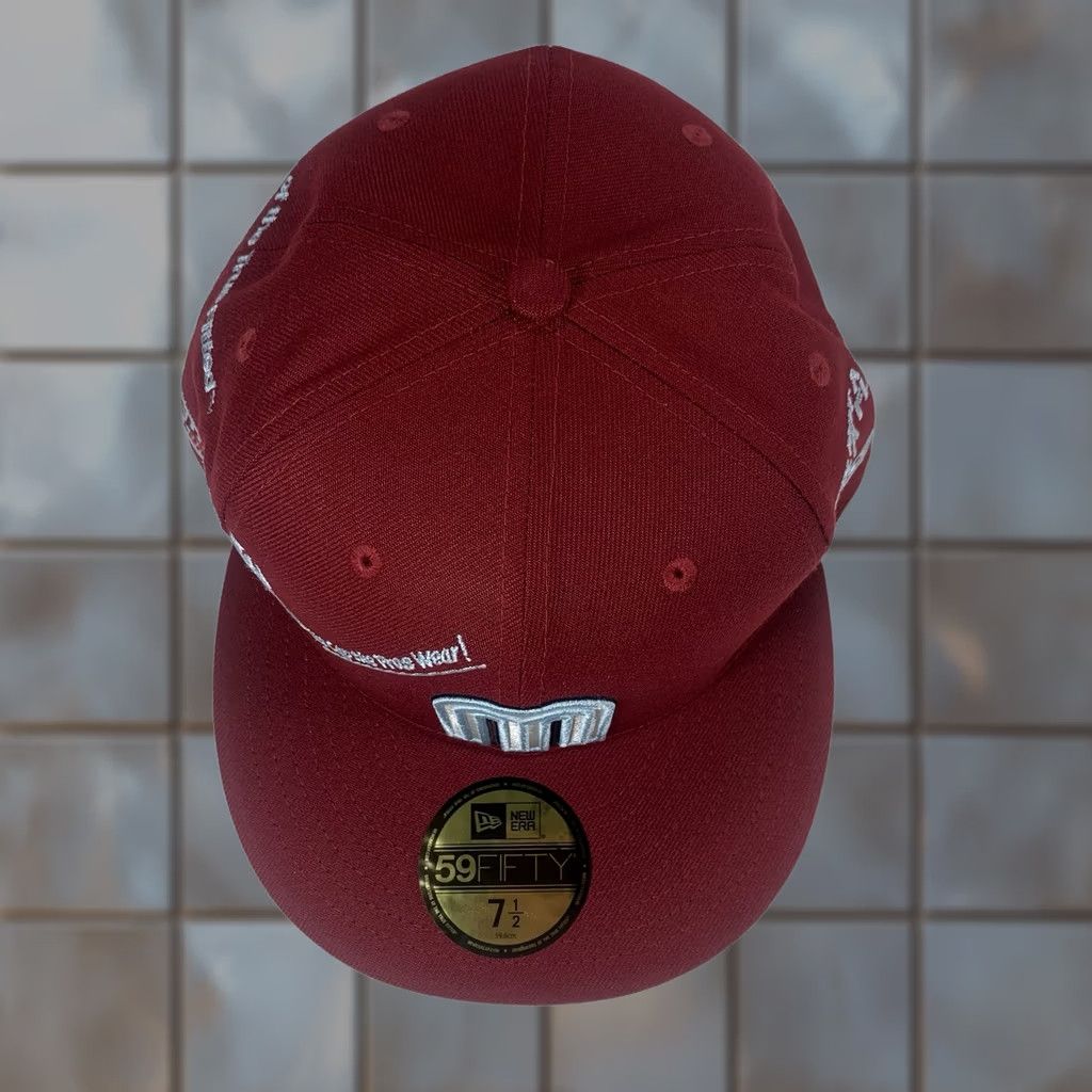 New Era VINTAGE Mexico New Era 59Fifty Baseball Soccer Red Fitted Hat Cap Men’s 7 1/2 Size ONE SIZE - 1 Thumbnail