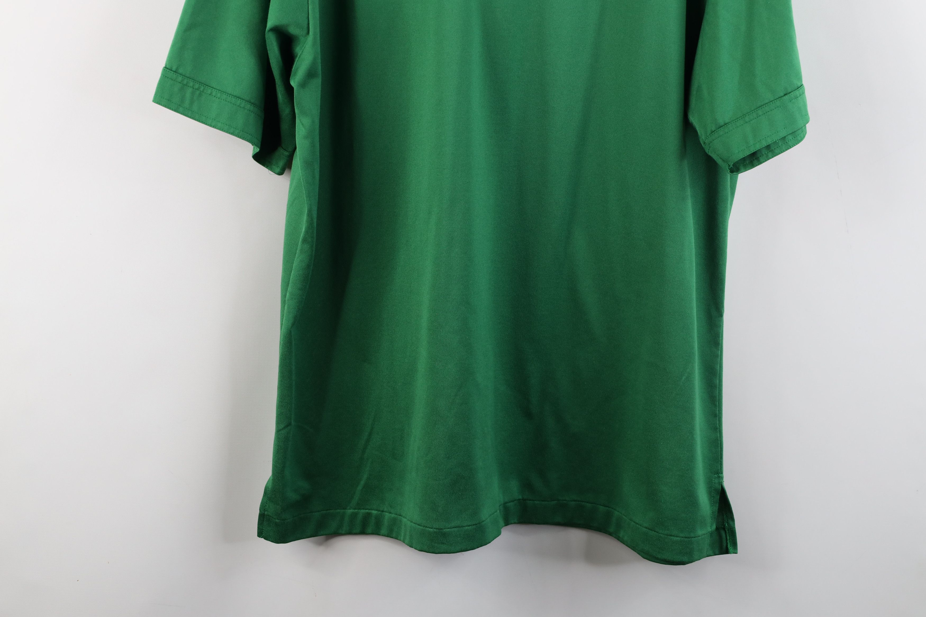 Vintage Vintage 70s Streetwear Collared Polo Shirt Masters Green Size US XL / EU 56 / 4 - 14 Thumbnail