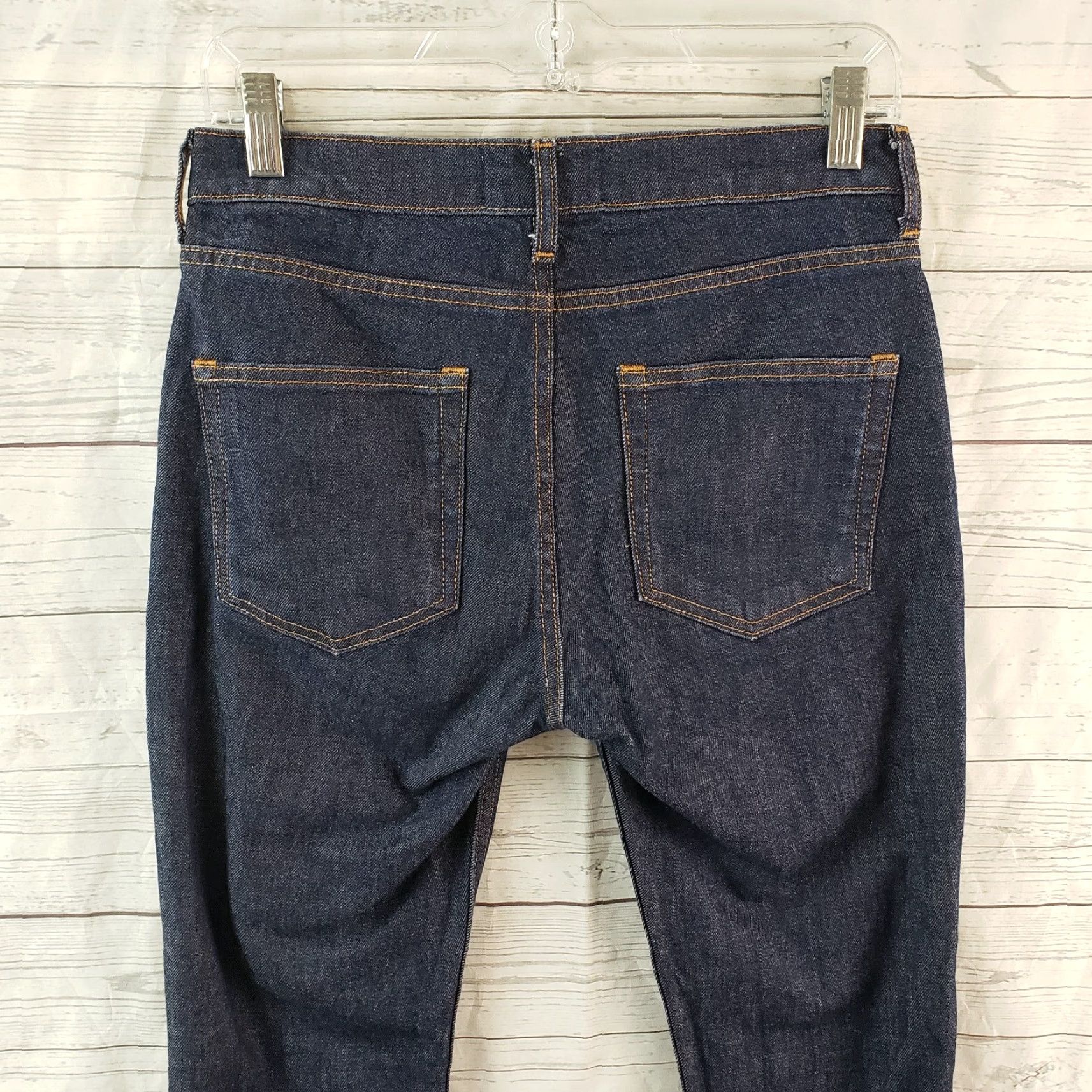 Everlane Everlane Womens Ankle Jeans Sz 27 Blue Dark Wash Mid Rise Jeans 27 Womens Blue Dark Wash Ankle Rise Mid Denim Size 27" / US 4 / IT 40 - 4 Thumbnail