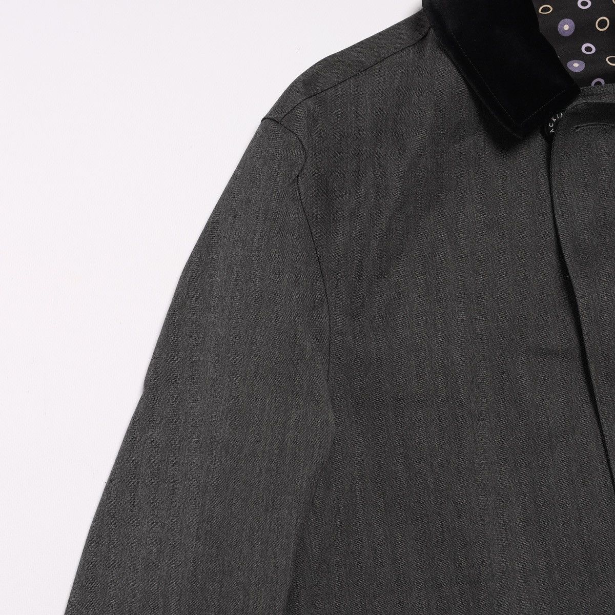 Mackintosh Mackintosh Scotland Wool Coat Gray Rubber Proofed Jacket Size US S / EU 44-46 / 1 - 4 Thumbnail