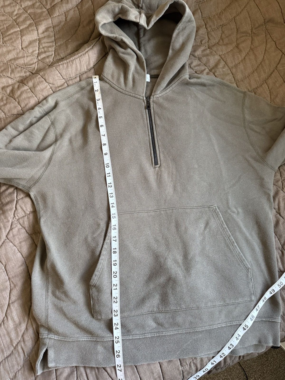 John Elliott John Elliott Hoodie Size 2 Green/brown Quarter Zip Size US M / EU 48-50 / 2 - 6 Thumbnail