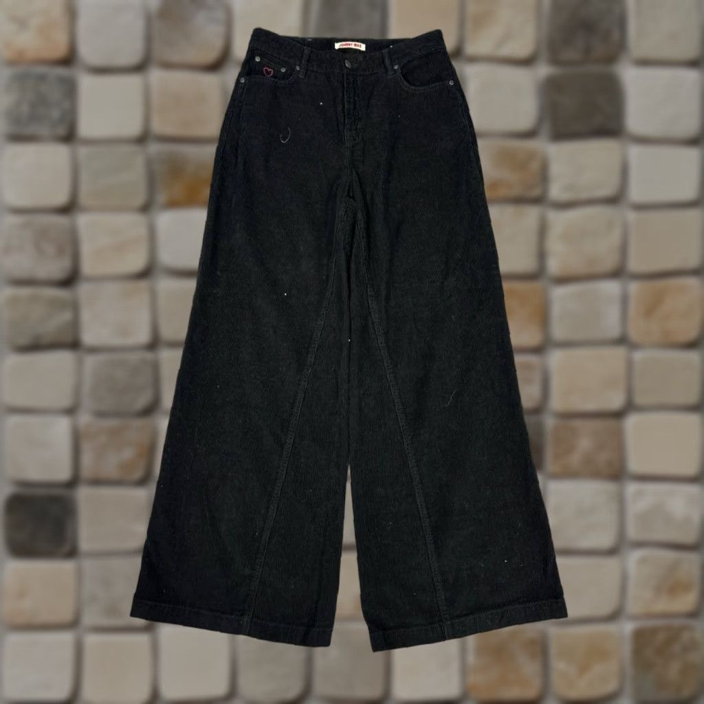 Johnny Was Johnny Was Pants Womens 28 Suki Wide-Leg Black Corduroy Dress Pants Size 28" / US 6 / IT 42 - 1 Thumbnail