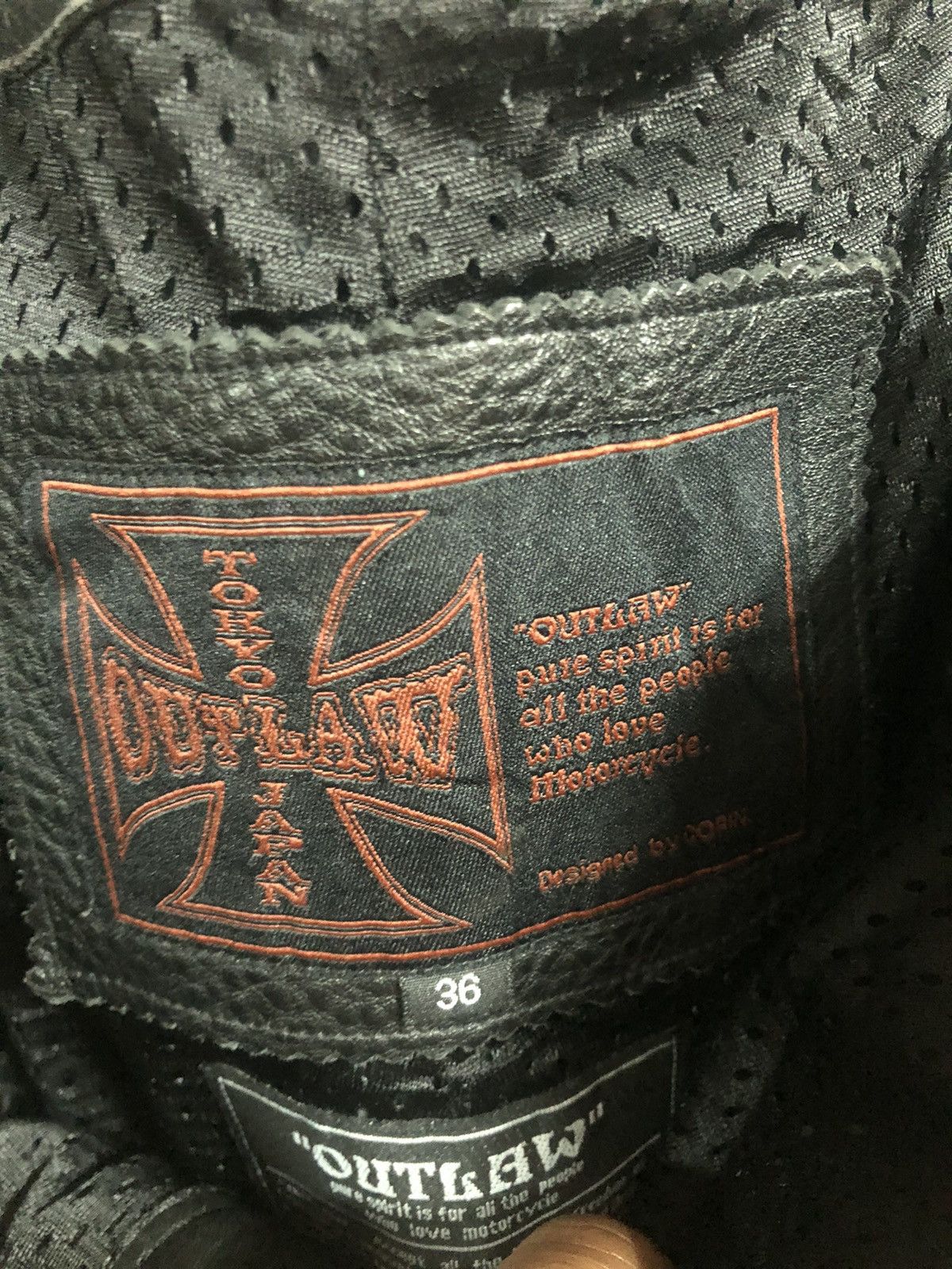 Japanese Brand Vintage 90’s Outlaw Tokyo Japan leather pants Size US 34 / EU 50 - 11 Thumbnail