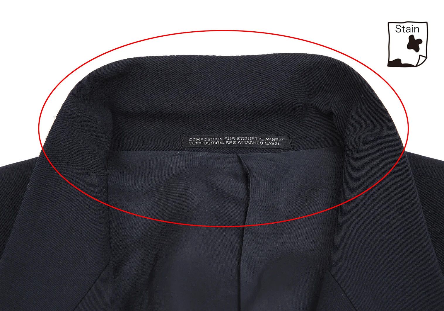 Yohji Yamamoto Yohji Yamamoto Wool Gabardine Jacket Navy S Size US S / EU 44-46 / 1 - 4 Thumbnail