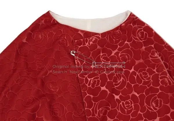Comme des Garcons Comme Des Garcons Red vintage patterned top Size S / US 4 / IT 40 - 6 Thumbnail
