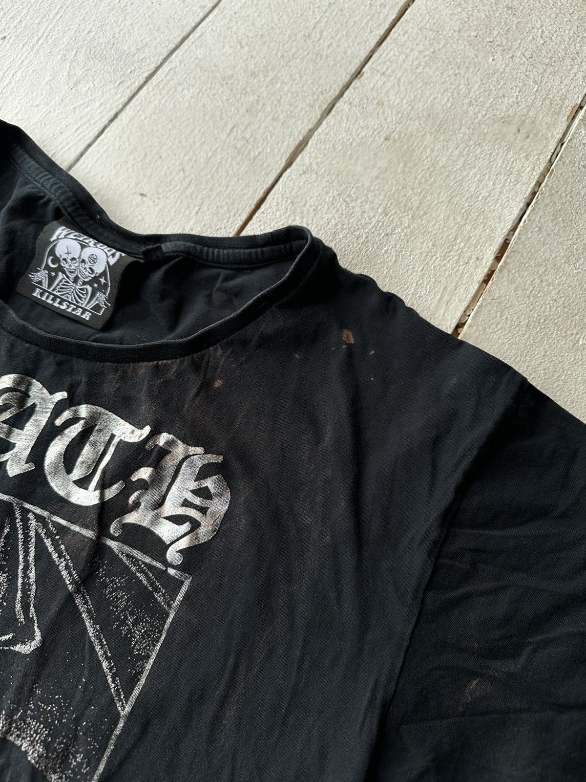 Killstar 🚨CRAZY Y2K KILLSTAR Avant Garde VINTAGE Opium Short Sleeve Size S / US 4 / IT 40 - 7 Thumbnail