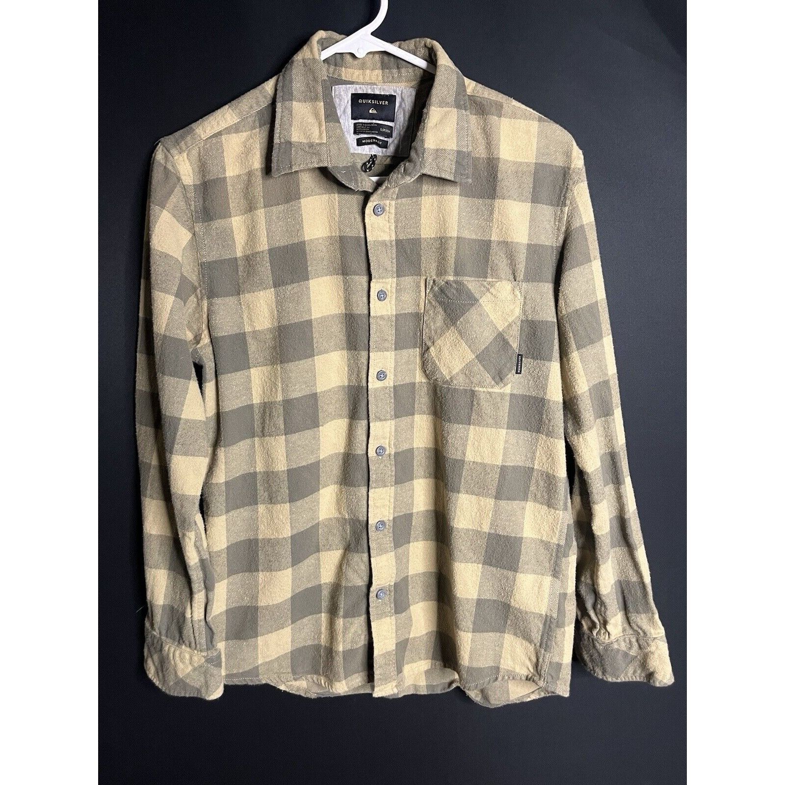 Quiksilver quicksilver button up shirt size small flannel y2k yellow lo Size US S / EU 44-46 / 1 - 1 Thumbnail