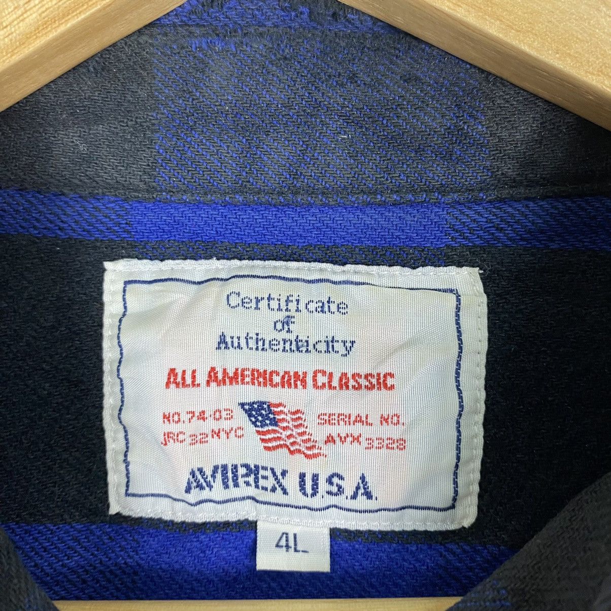 Avirex AVIREX USA TARTAN JACKET SIZE XL Size US XL / EU 56 / 4 - 10 Thumbnail