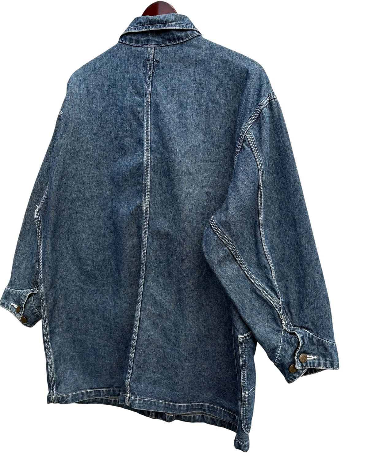 Japanese Brand GL Heart Denim Workwear Chore Jacket Size US M / EU 48-50 / 2 - 10 Thumbnail