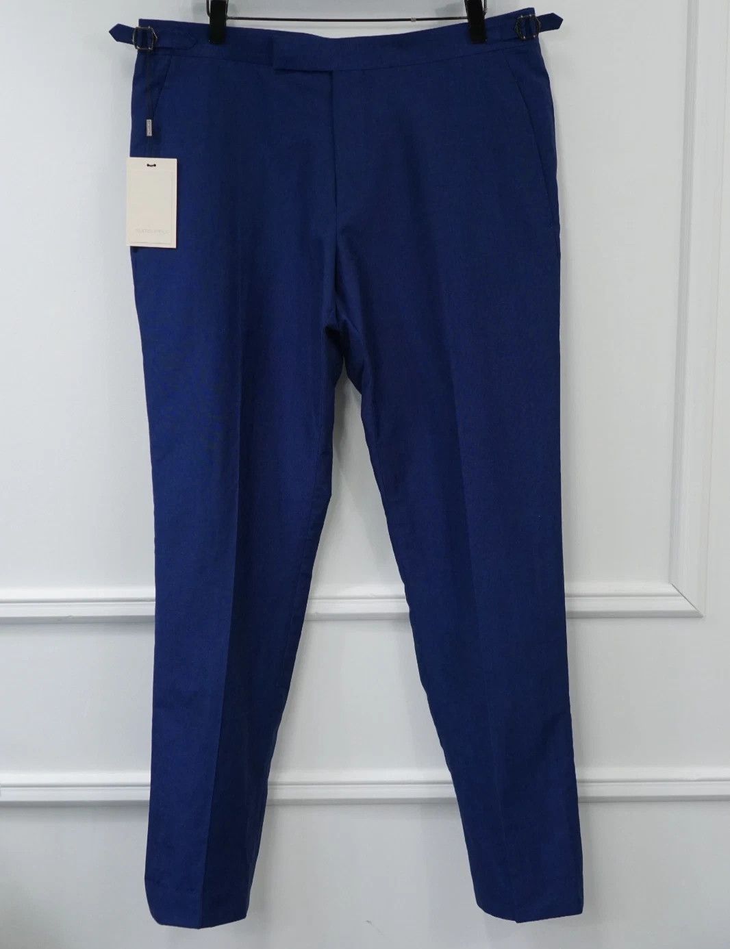 Suitsupply Men Suitsupply Pants Navy Blue Wool Washington Blueline US40 Size 40R - 1 Thumbnail