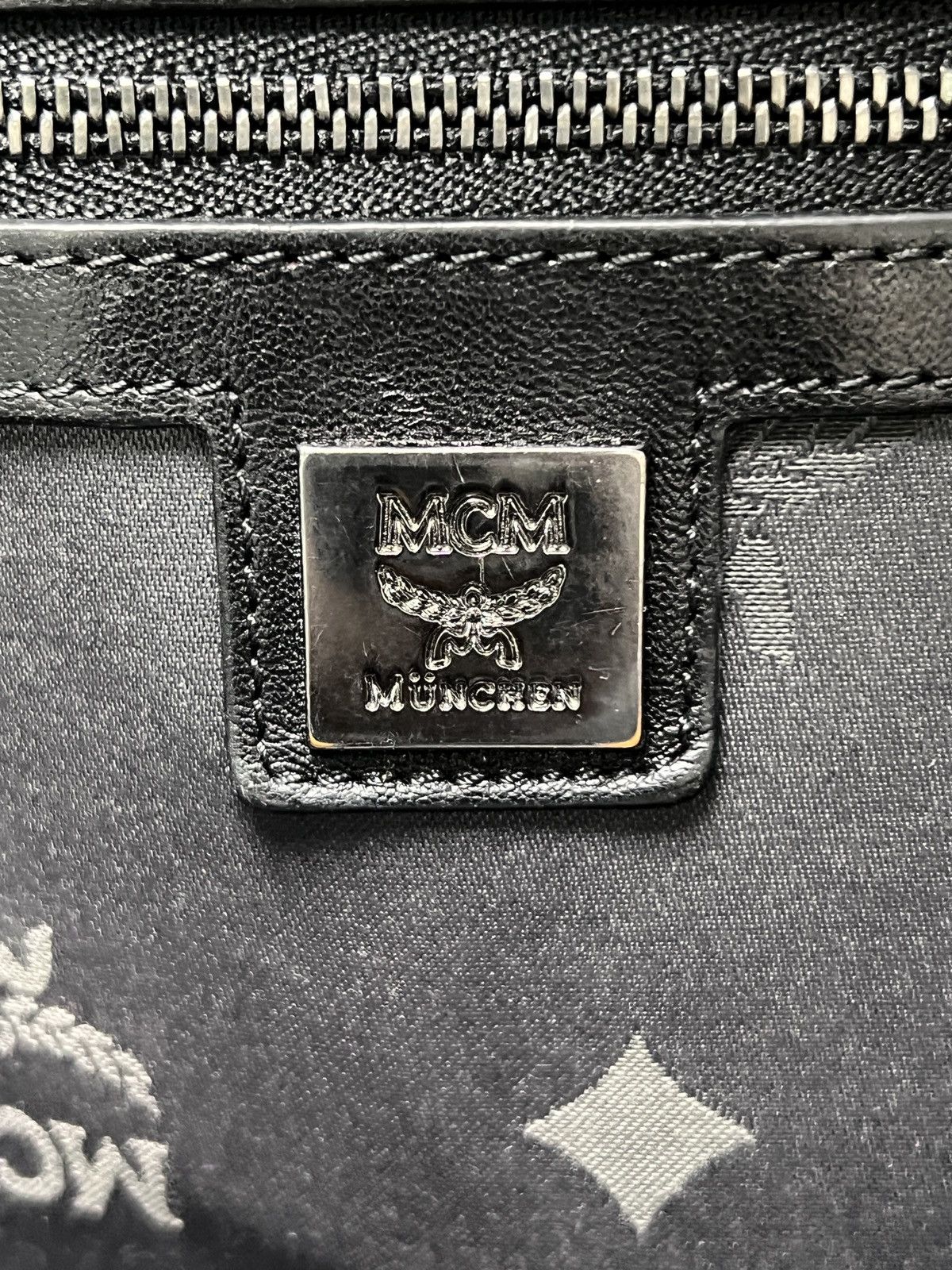 MCM MCM Dusty Blue Monogram Studded Backpack Size ONE SIZE - 22 Thumbnail