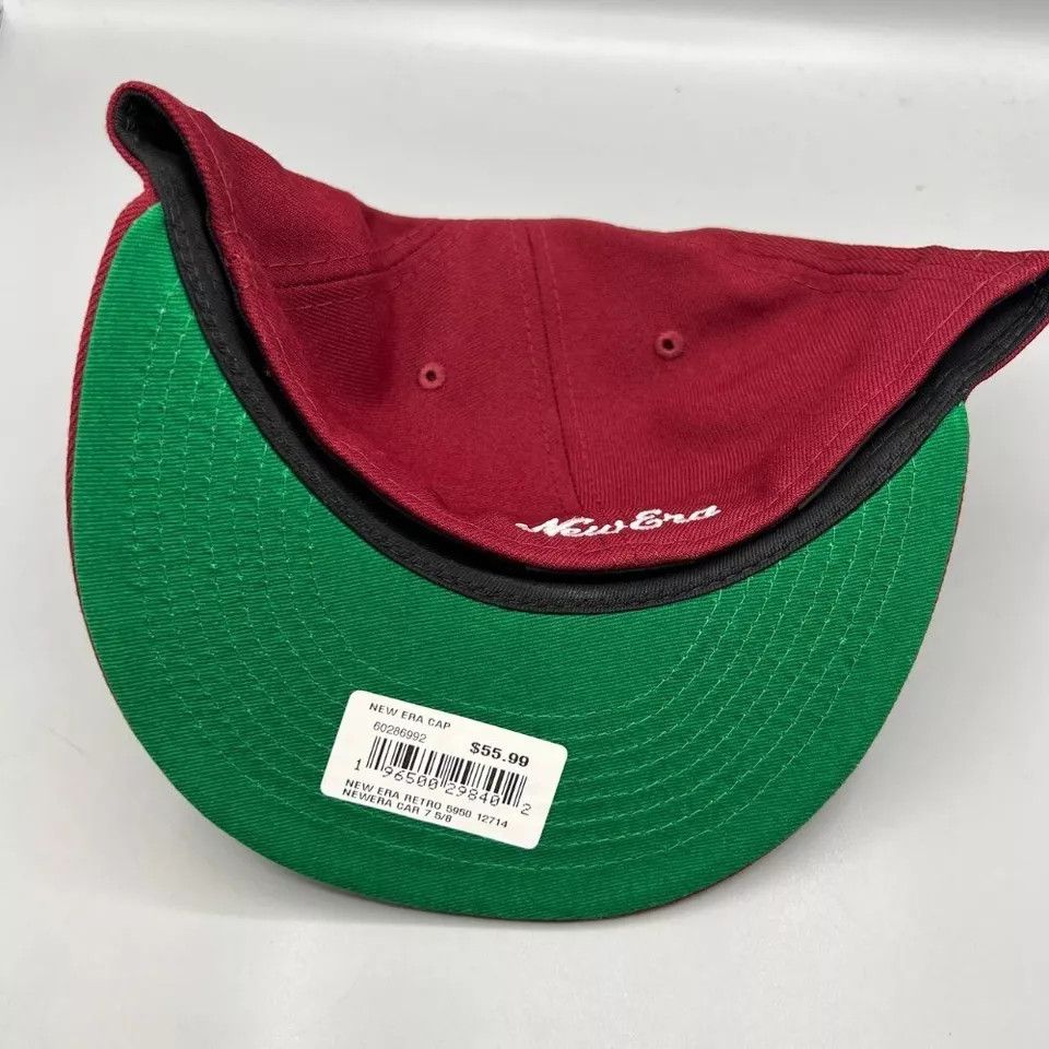 New Era New Era Logo Hat Men 7 5/8 Retro 100 Anniversary Fitted Cap Size ONE SIZE - 6 Thumbnail