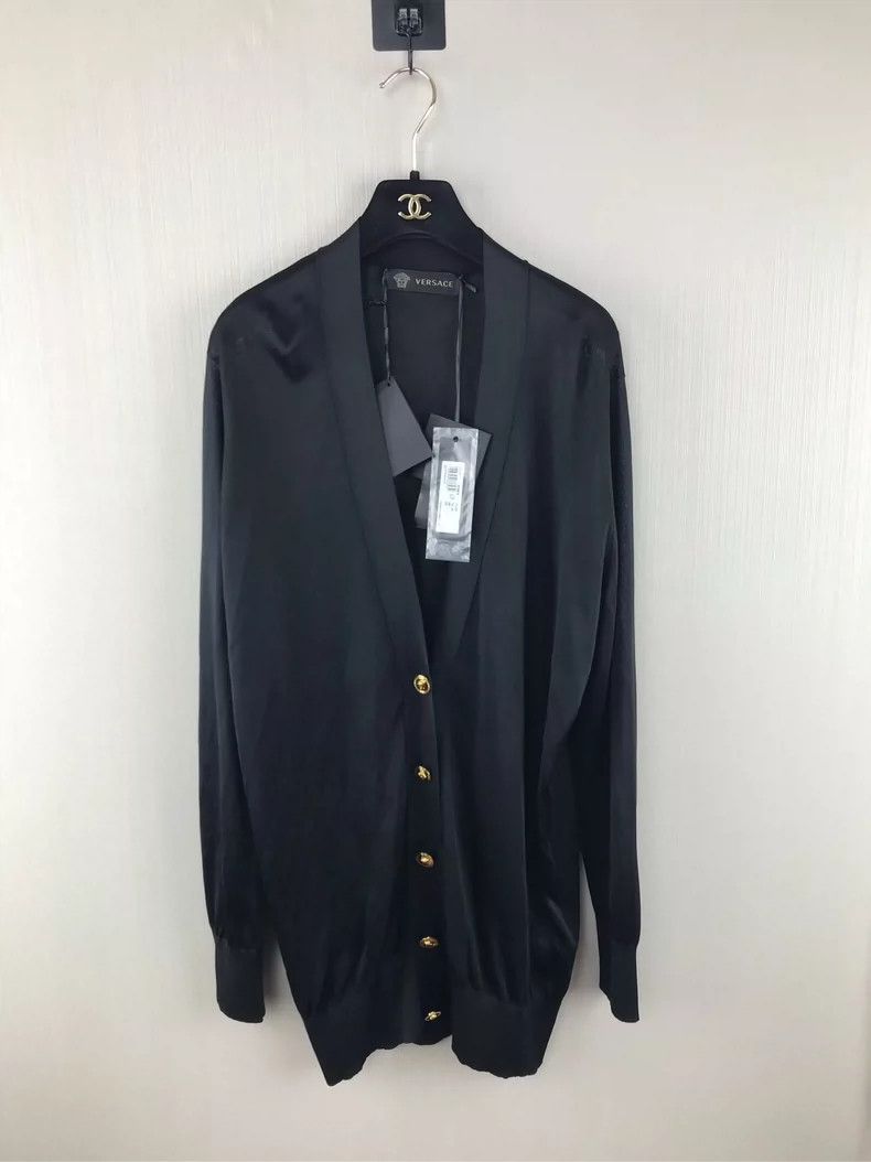 Versace Versace Classic Heavy Knit Cardigan - dmc Size US L / EU 52-54 / 3 - 1 Thumbnail