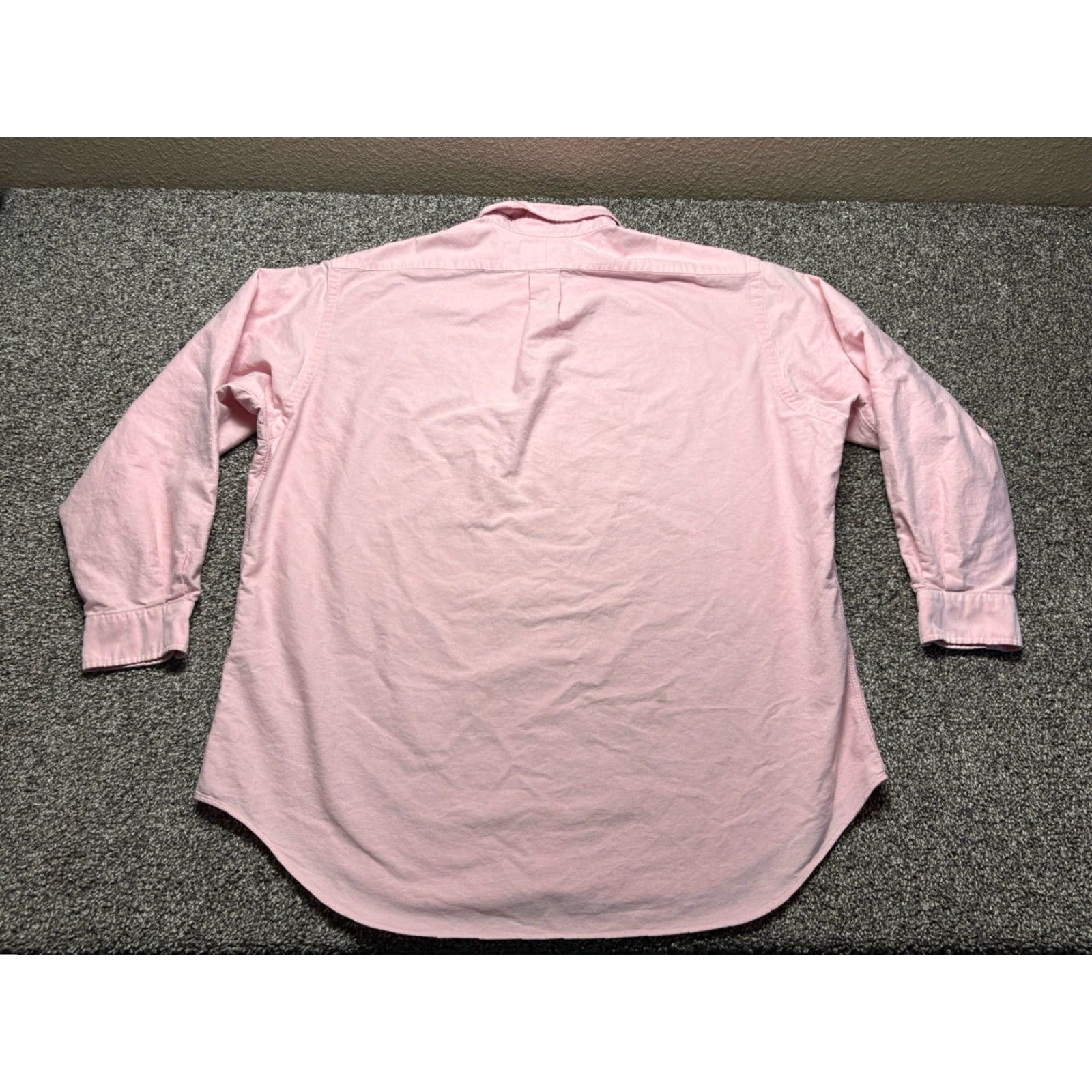 Ralph Lauren Ralph Lauren Shirt Oxford Mens 17.5-35 Pink Yarmouth Cotton Flesh Pony Regular Button-Up Collared N/A? Size US XXL / EU 58 / 5 - 4 Thumbnail