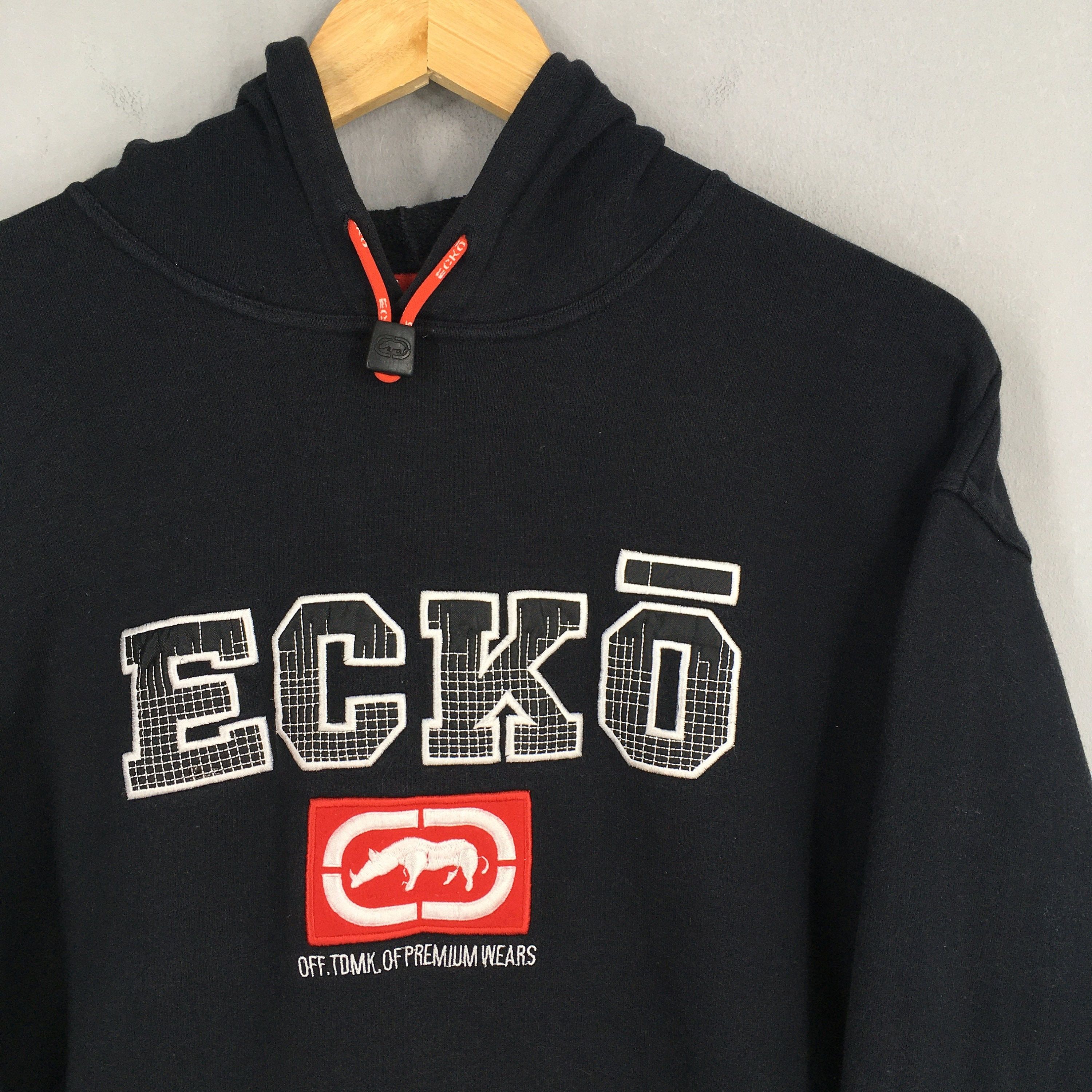 Ecko Unltd. Vintage Ecko Function Black Hoodie Sweatshirt Medium Size US M / EU 48-50 / 2 - 2 Thumbnail