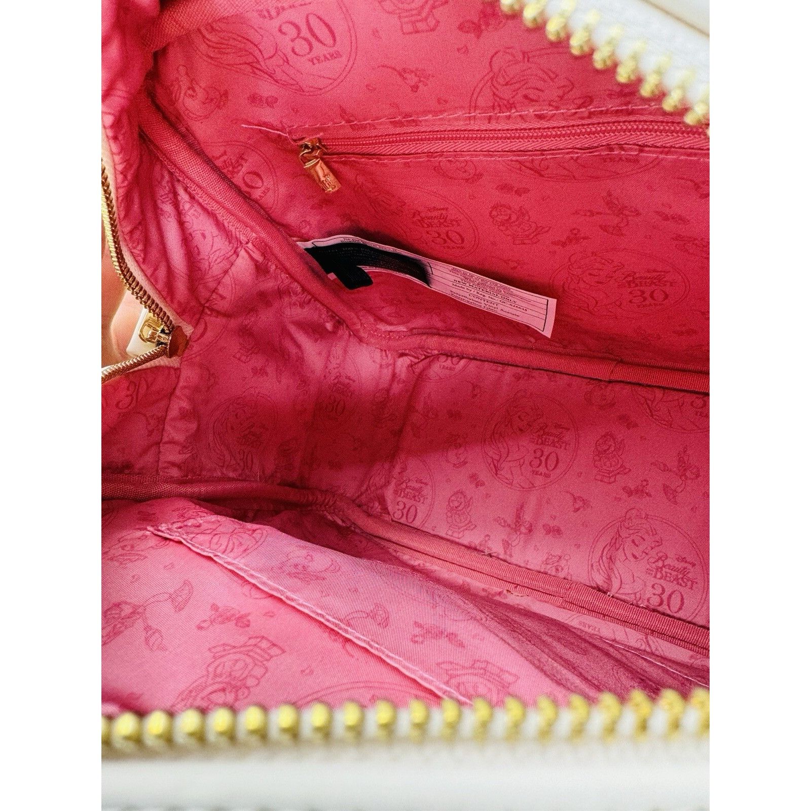 Disney Loungefly Disney Beauty & the Beast Belle Enchanted Rose Cro Size ONE SIZE - 8 Thumbnail