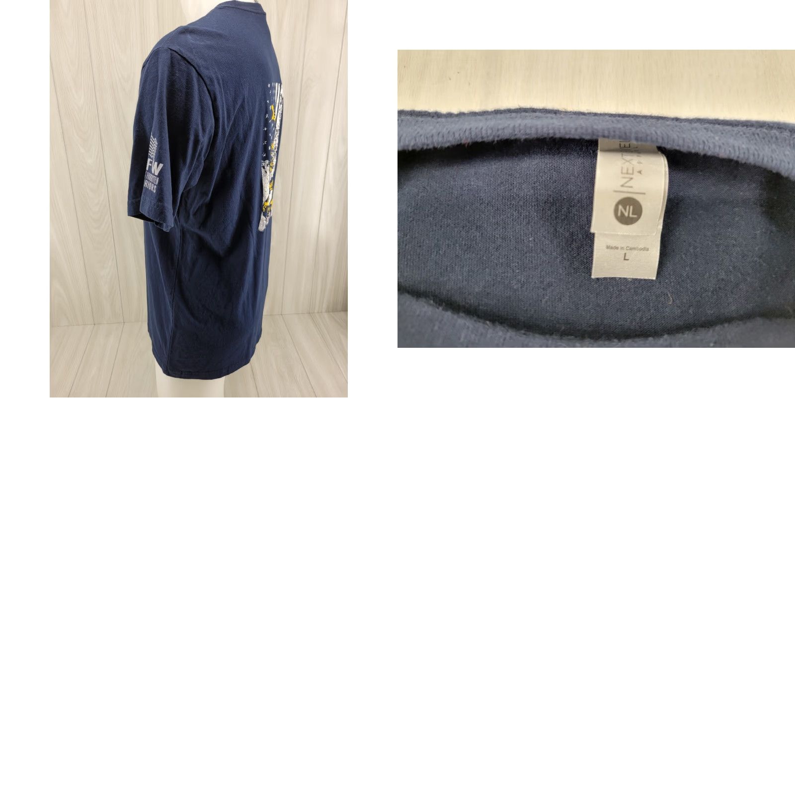 Next Level Saving Forgotten Warriors Don't Tread On Me Men's Shirt L Blue Shirt Mens Size L Blue Size US L / EU 52-54 / 3 - 8 Thumbnail