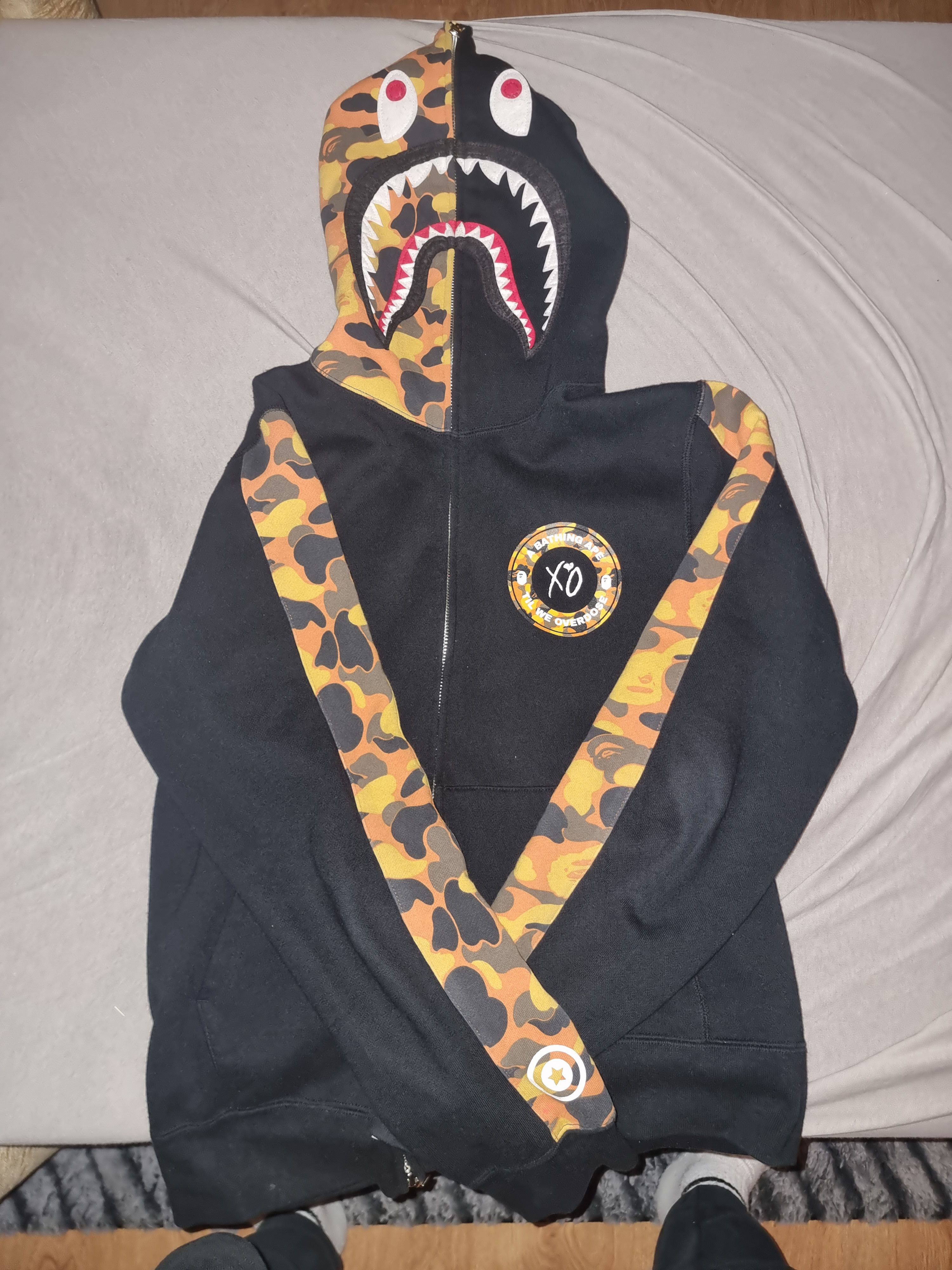 Bape BAPE x XO Shark Zip Up Hoodie | Grailed