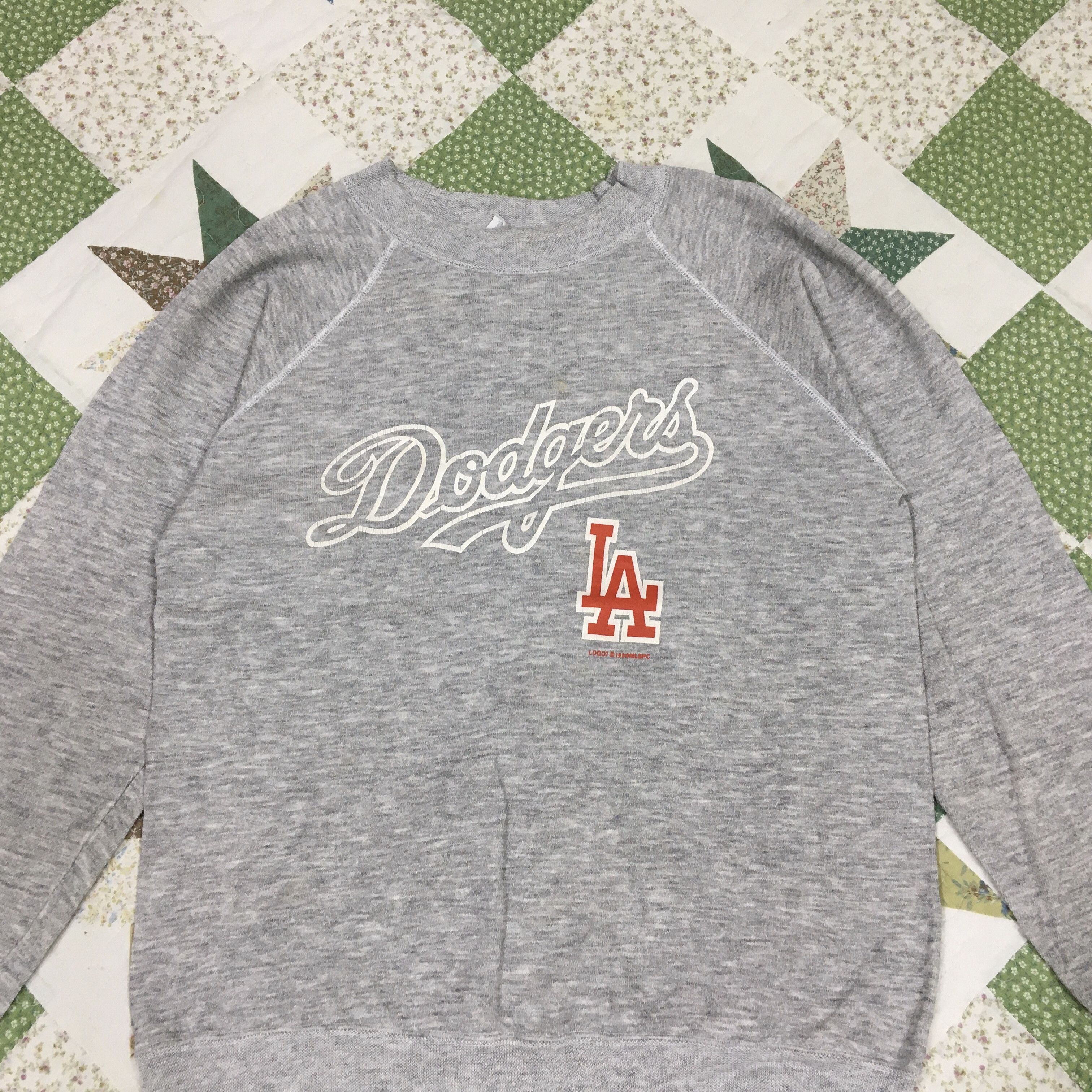 Hanes × MLB × Vintage Vintage LA DODGERS Crewneck Sweatshirt Size US S / EU 44-46 / 1 - 2 Thumbnail