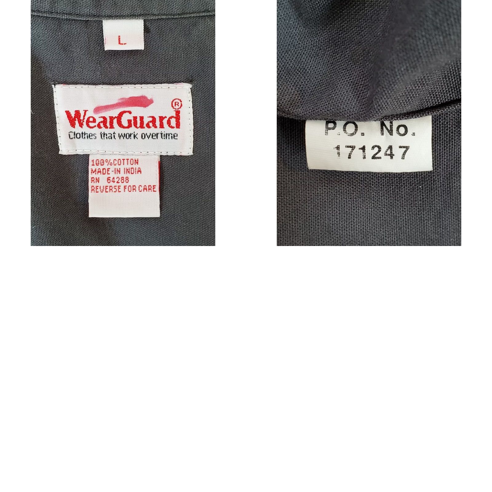Vintage WearGuard Custom Trucker Shirt Gray Peterbuilt California US 66 Men's Size L Size US L / EU 52-54 / 3 - 8 Thumbnail