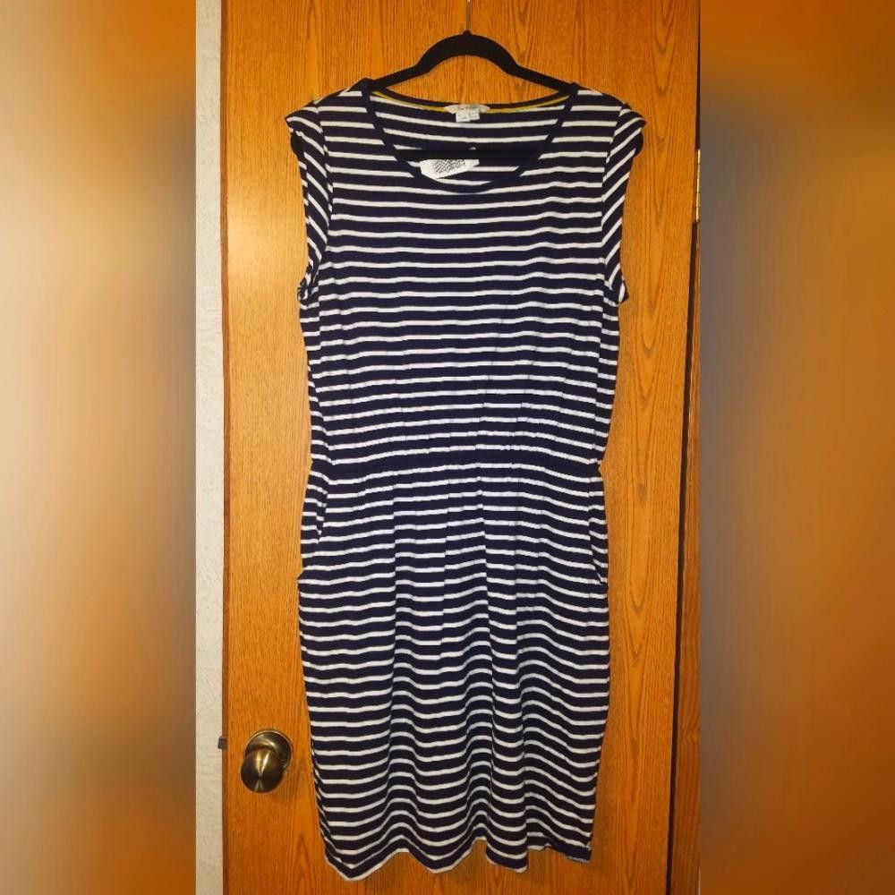 Boden Boden Dress Size 14R Blue/White Size XL / US 12-14 / IT 48-50 - 1 Thumbnail