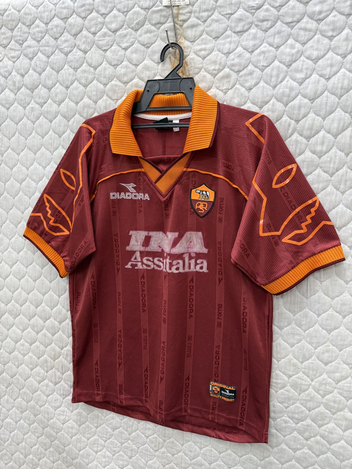 Diadora 🔥🔥🔥ARCHIVE VINTAGE AS ROMA DIADORA NAKATA JERSEY Size US L / EU 52-54 / 3 - 2 Thumbnail