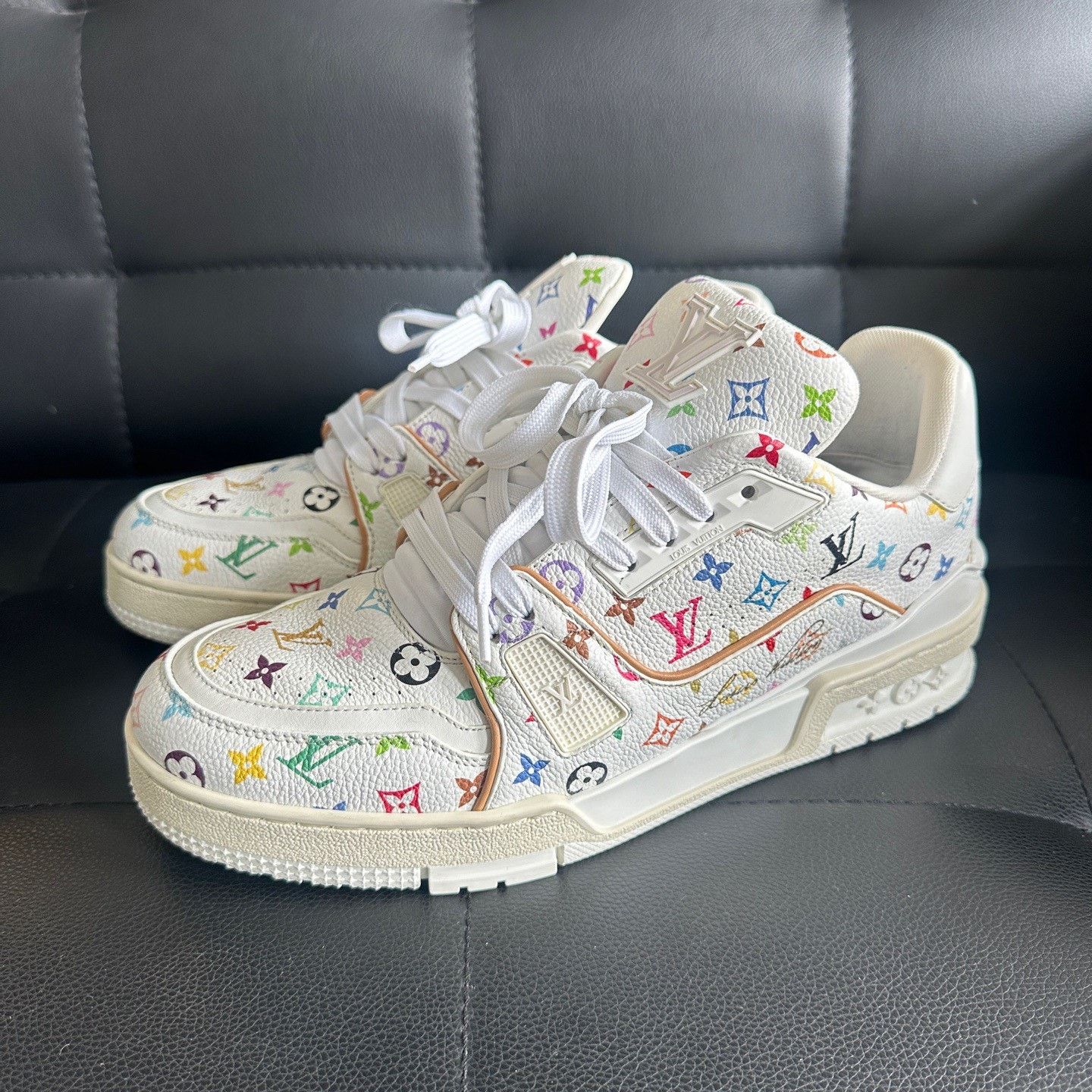 Louis Vuitton Louis Vuitton x Takashi Murakami Trainer Low-top Size US 7 / EU 40 - 1 Thumbnail