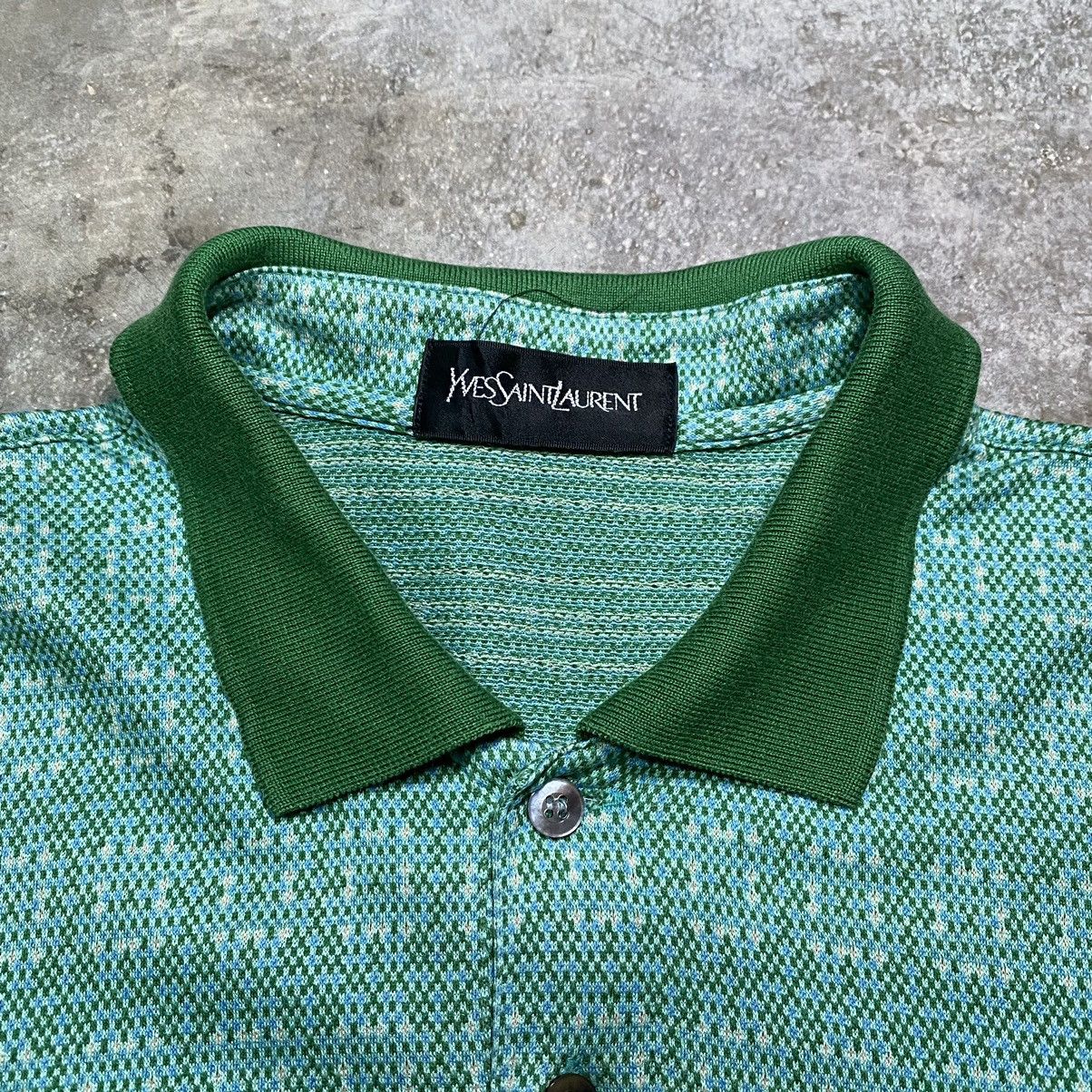 Yves Saint Laurent Vintage YSL Yves Saint Laurent Polos T Shirt Size US L / EU 52-54 / 3 - 3 Thumbnail