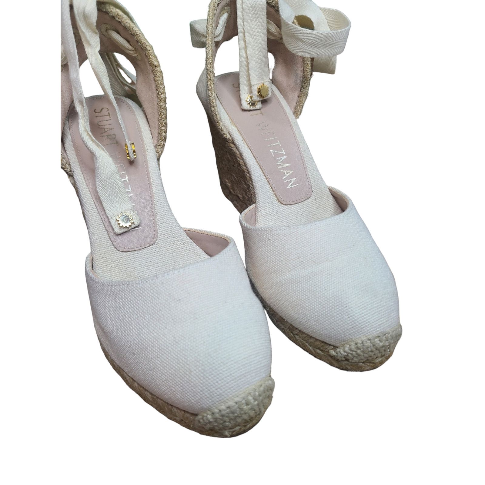Stuart Weitzman Stuart Weitzman Marguerita Espadrille Ankle-Tie Wedge Size US 5.5 / IT 35.5 - 8 Thumbnail