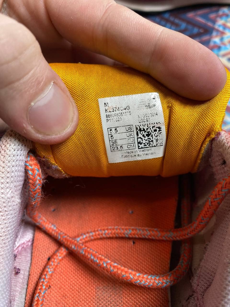New Balance Low-Top Sneakers New Balance big logo Vintage Streetwear Y2K Size US 6.5 / IT 36.5 - 10 Thumbnail