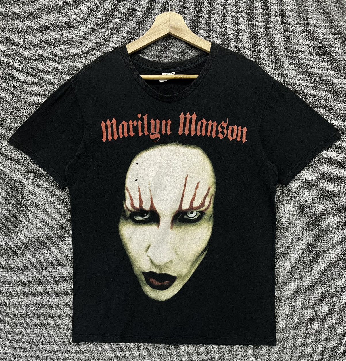 Band Tees Vintage Marilyn Manson Punk Rock Band Tees T Shirts Size US M / EU 48-50 / 2 - 1 Thumbnail