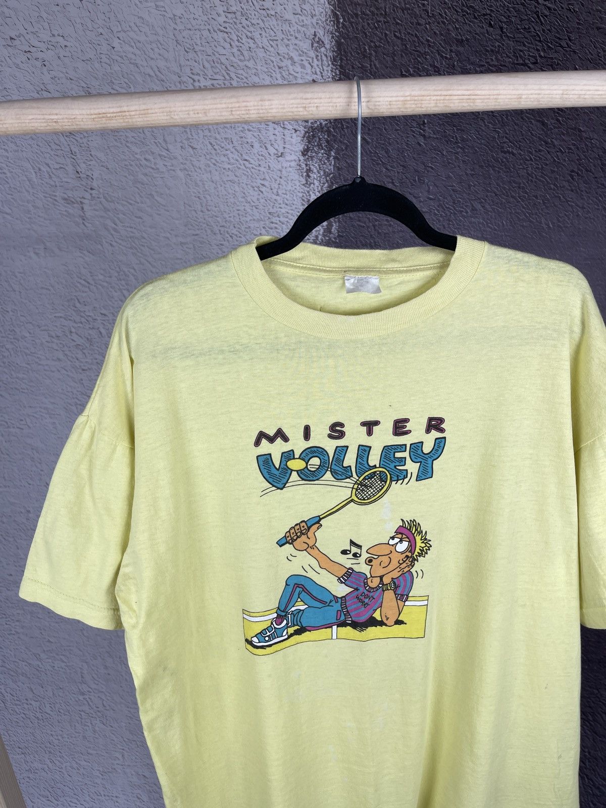 Band Tees Mister Volley vintage Don’t worry tennis big logo tee Size US L / EU 52-54 / 3 - 3 Thumbnail