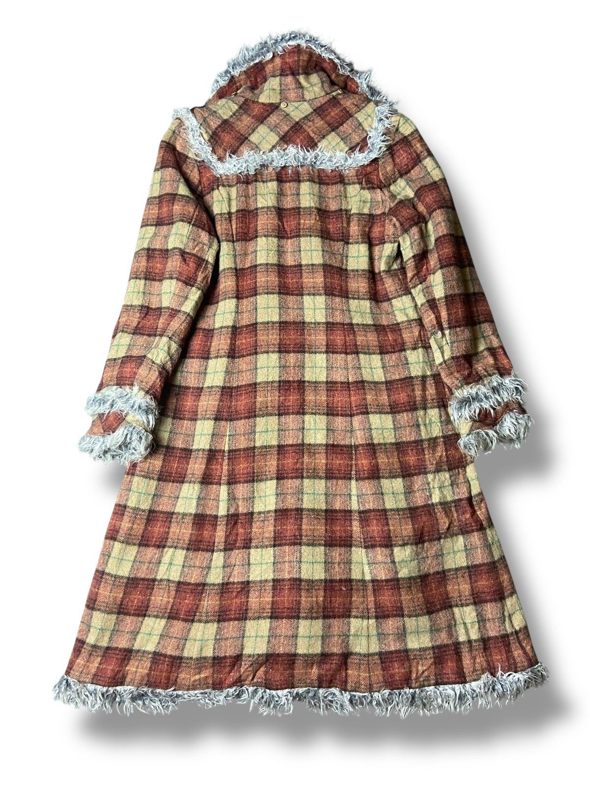 Japanese Brand Bettys Blue Shinji Abe Long Duffle Coat (147) Size US XXS / EU 40 - 4 Thumbnail