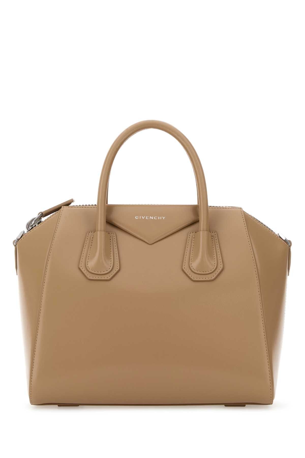 Givenchy Beige Leather Small Antigona Handbag Size ONE SIZE - 1 Thumbnail