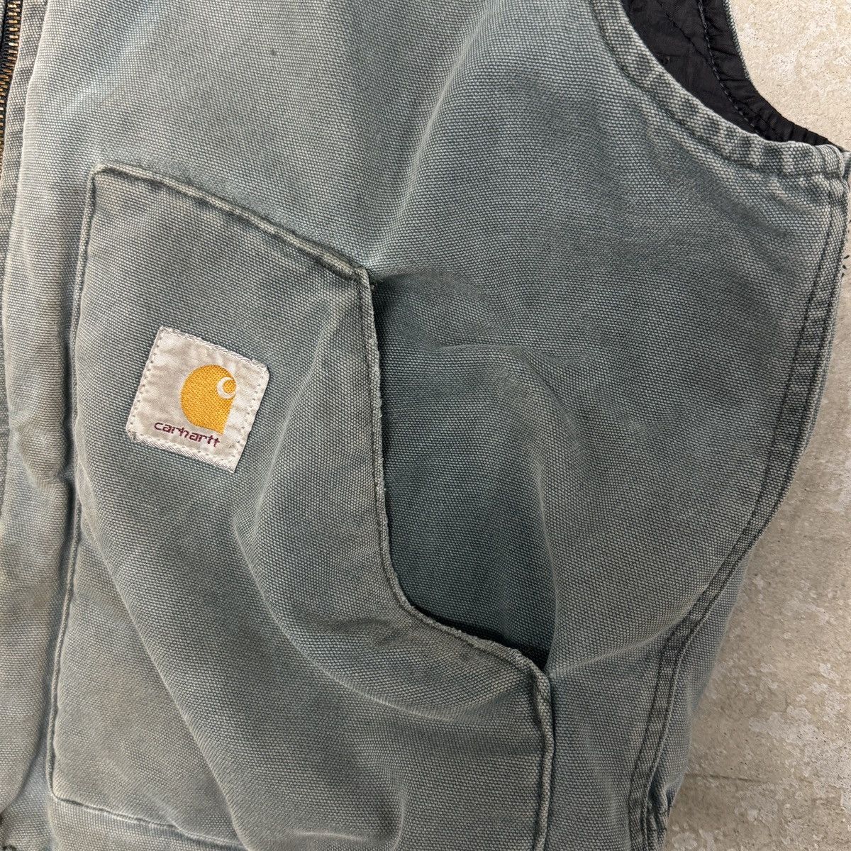 Carhartt Vintage Carhartt Vest Faded Green Size US L / EU 52-54 / 3 - 6 Thumbnail