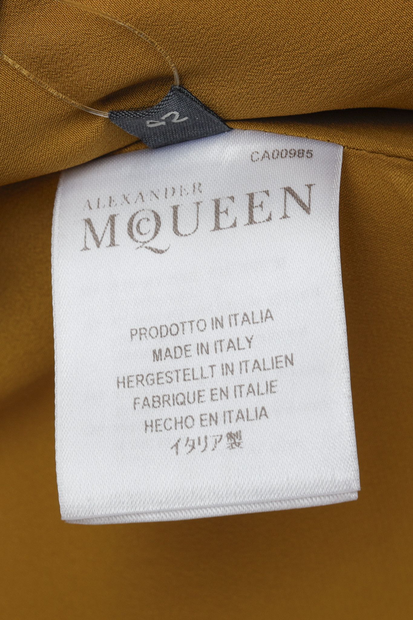 Alexander McQueen Alexander McQueen RARE Golden Yellow Flora and Fauna Blazer Size M / US 6-8 / IT 42-44 - 10 Thumbnail