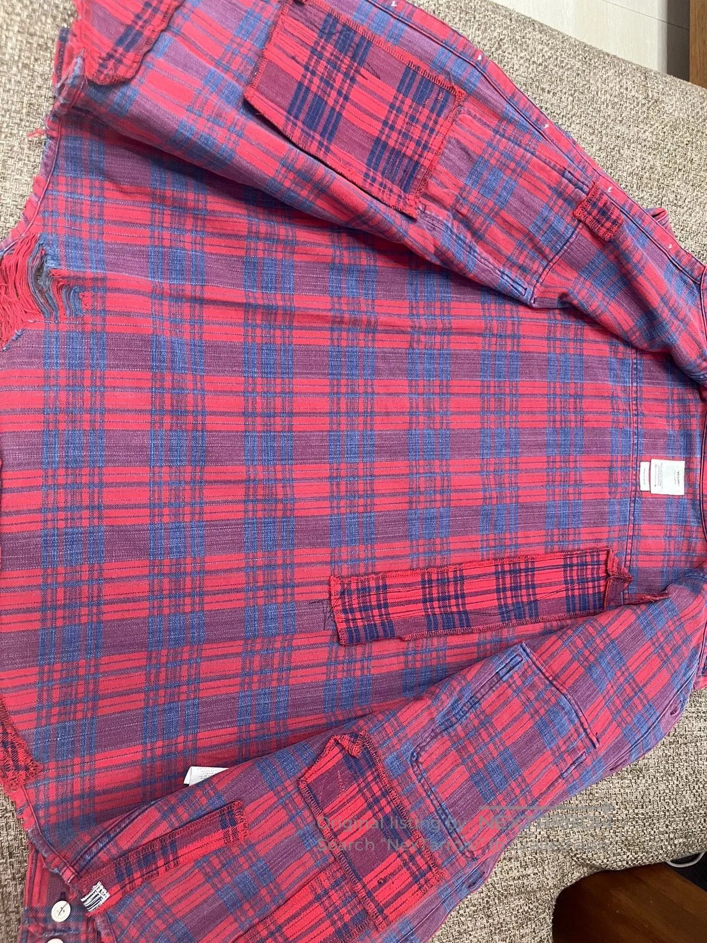Visvim VISVIM Lumber Check Crash Shirt. Size US S / EU 44-46 / 1 - 2 Thumbnail