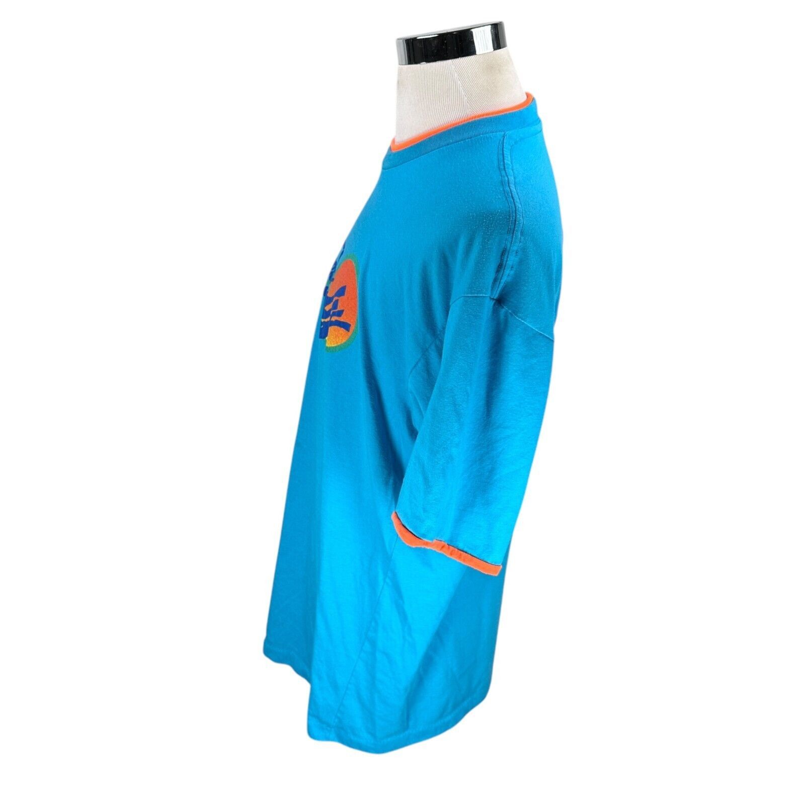 Other Vintage Sea-Trek T-Shirt Men OS Aqua Double Sleeve & Collar Size US L / EU 52-54 / 3 - 3 Thumbnail