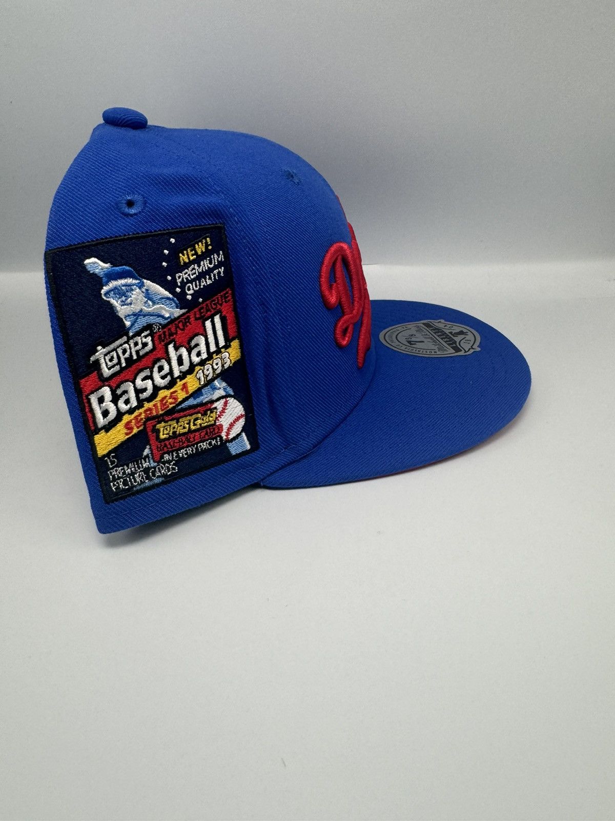 New Era Los Angeles dodgers topps cards script 7 3/8 hat Size ONE SIZE - 2 Thumbnail